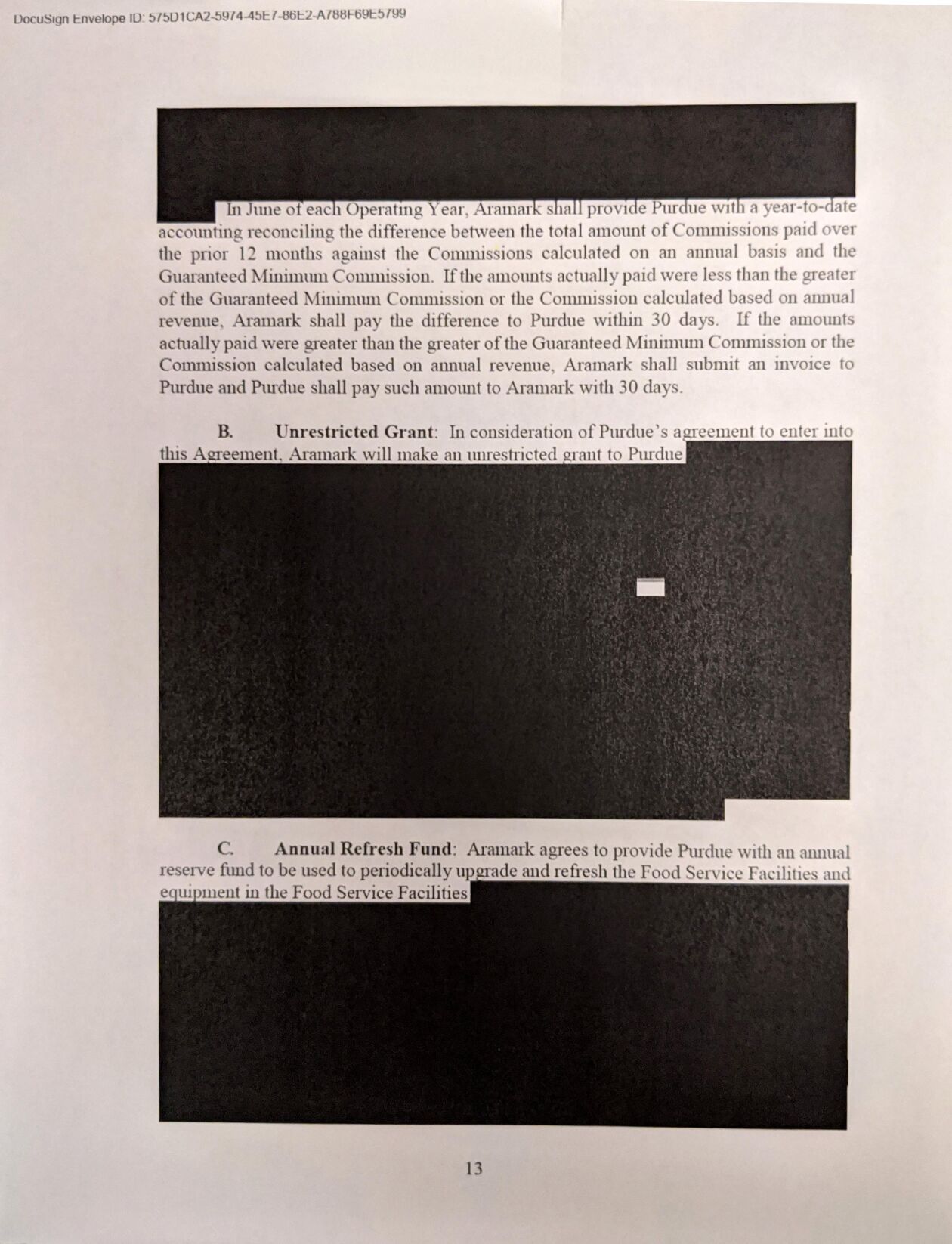 2/22/21 Aramark contract page